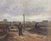Vincent Van Gogh Outskirts of Paris (nn04) Spain oil painting artist
